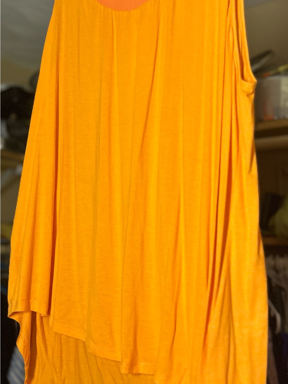 Women's Flowy Orange tank